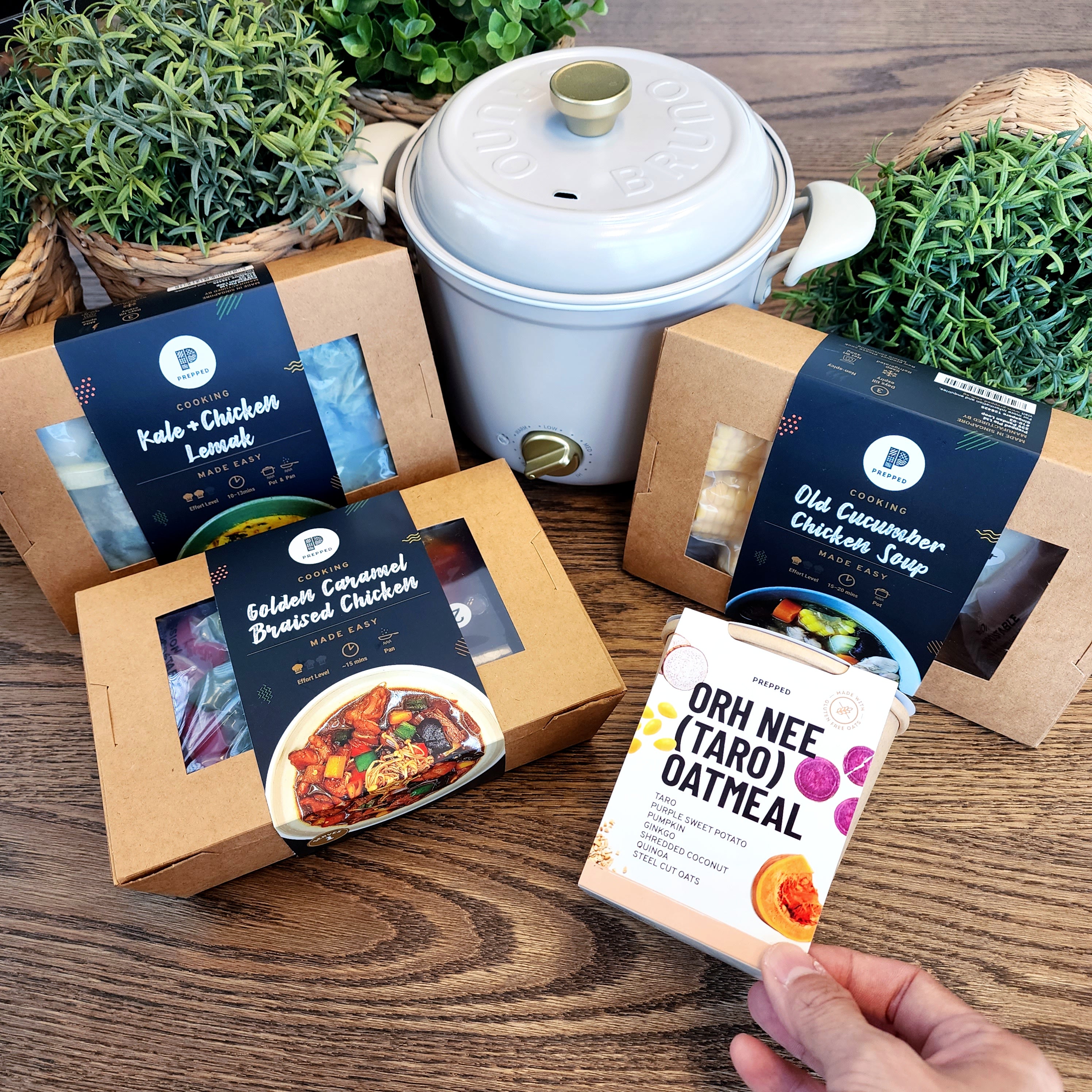 Bruno Multi Mini Pot + 4 Meal Starter Set