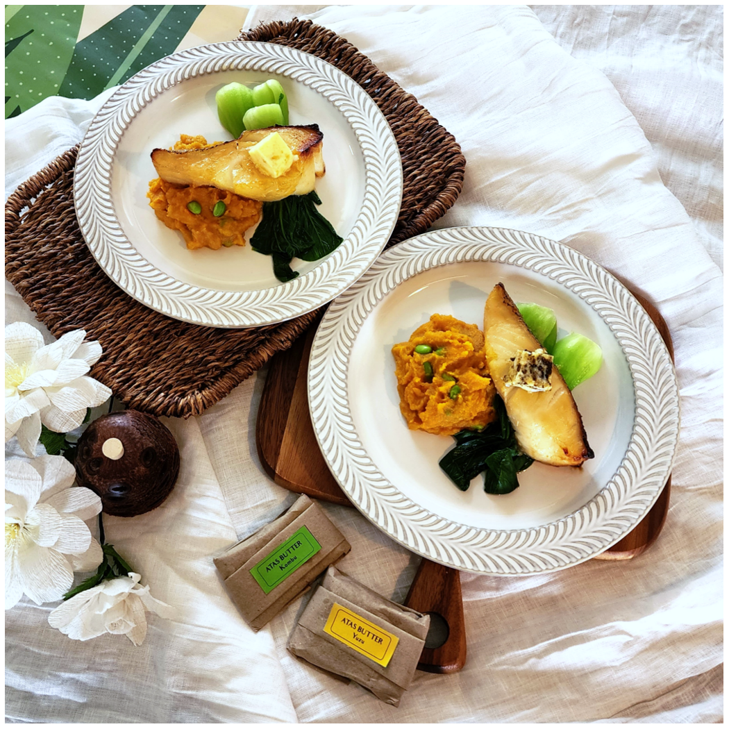 Miso snow cod with kabocha sweet potato mash (Serves 2)