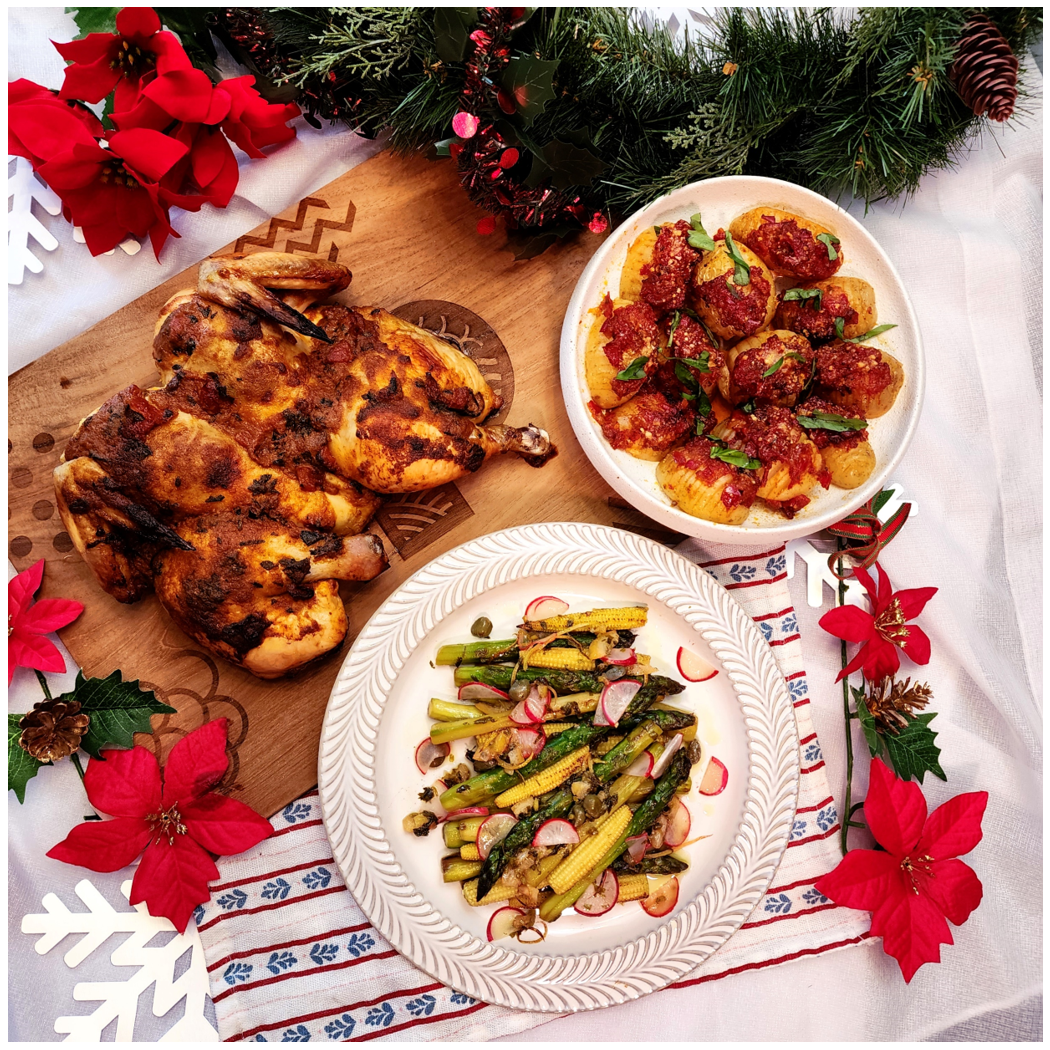 Christmas Sundried Tomato Butter Basted Chicken Set