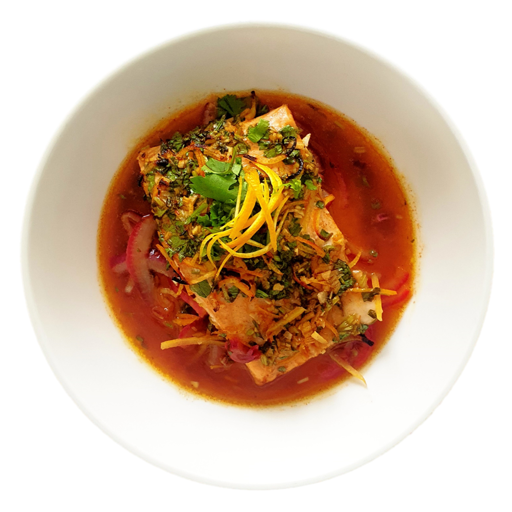 Citrus Braised Salmon (Serves 2)