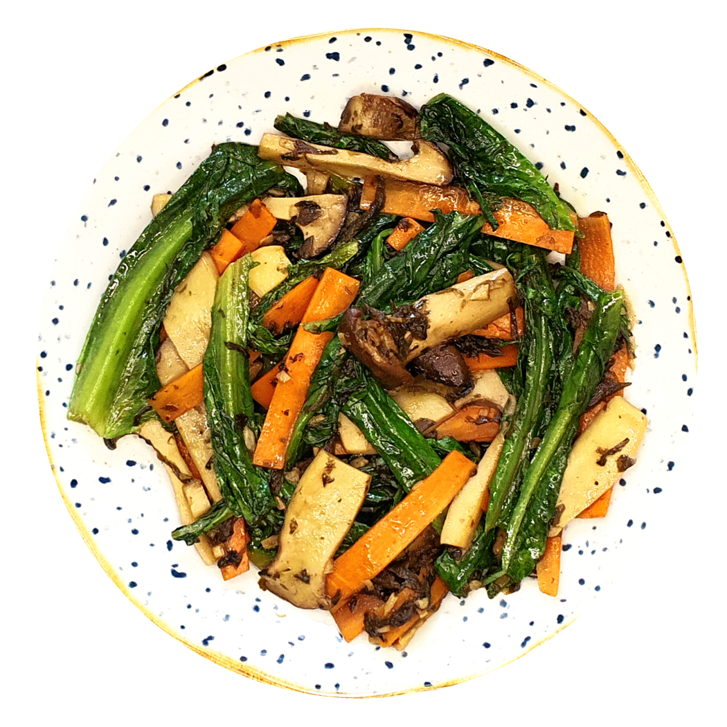 Yau Mak with Mustard Greens