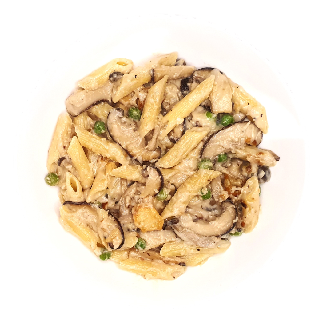 Cashew Cream Fungi Pasta