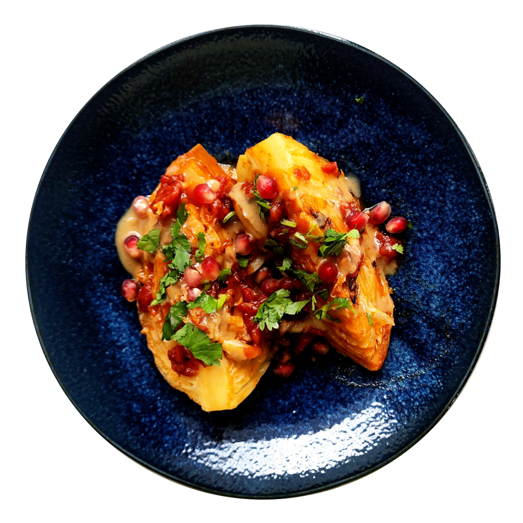 Braised Cabbage hearts